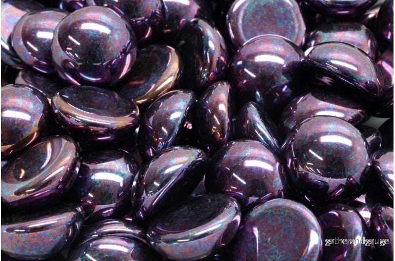 Cabochon – Jet Nebula 14mm, 6-pack Cabochon – Jet Nebula 14mm, 6-pack