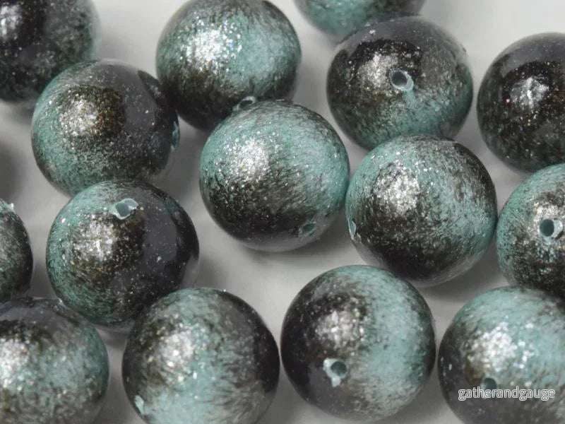 Miyuki Galaxy Beads – Green 8mm Miyuki Galaxy Beads – Green 8mm