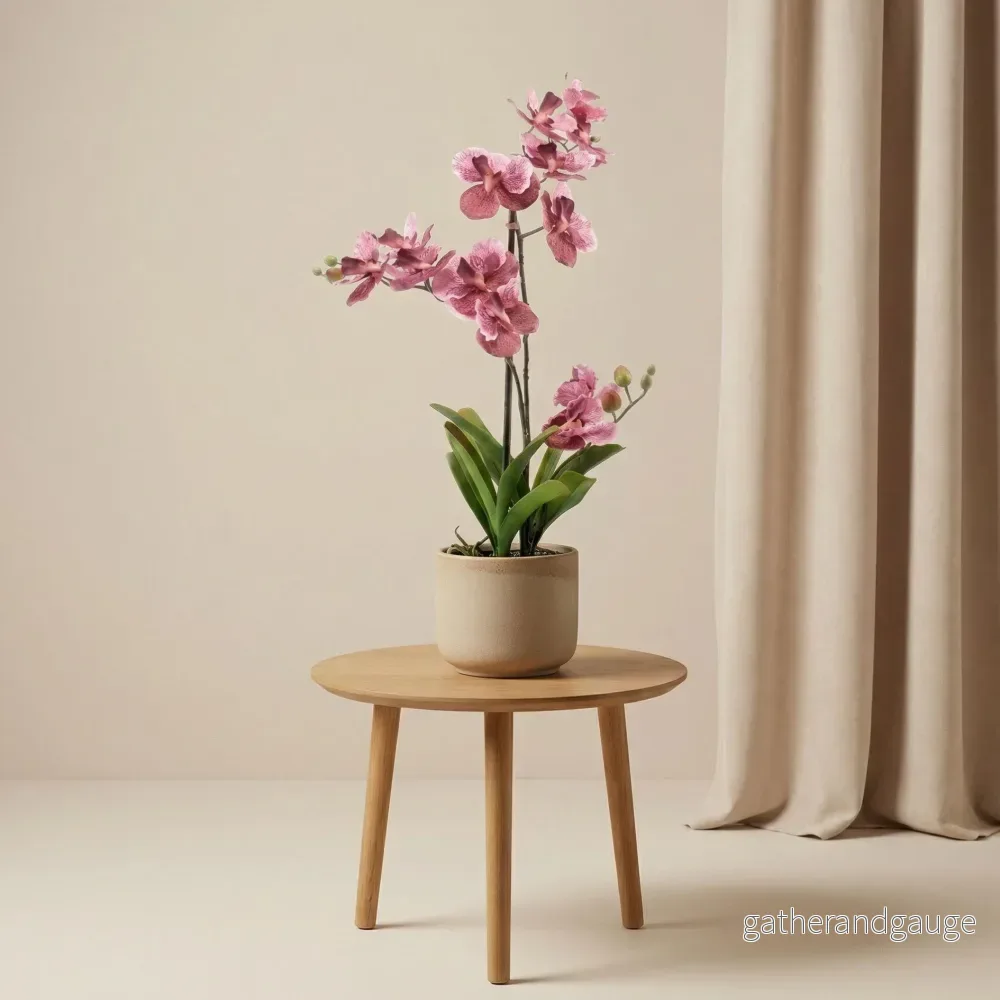 Orchidee Vanda artificielle h60cm