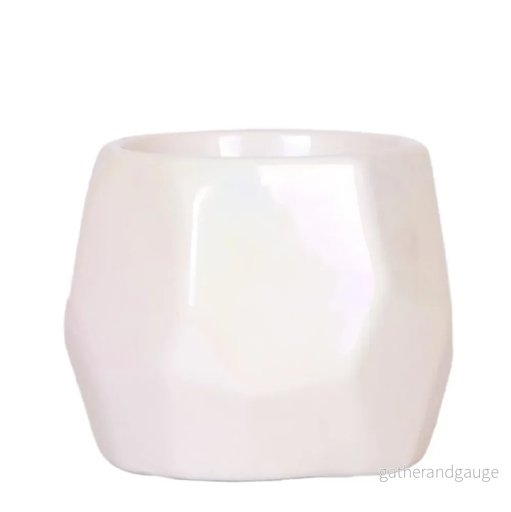 Pearl Pot - Travertine - Lyxig glans
