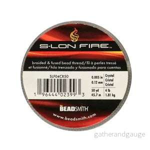 S-lon Fire - Crystal (klar) 4 lb, 50 YD
