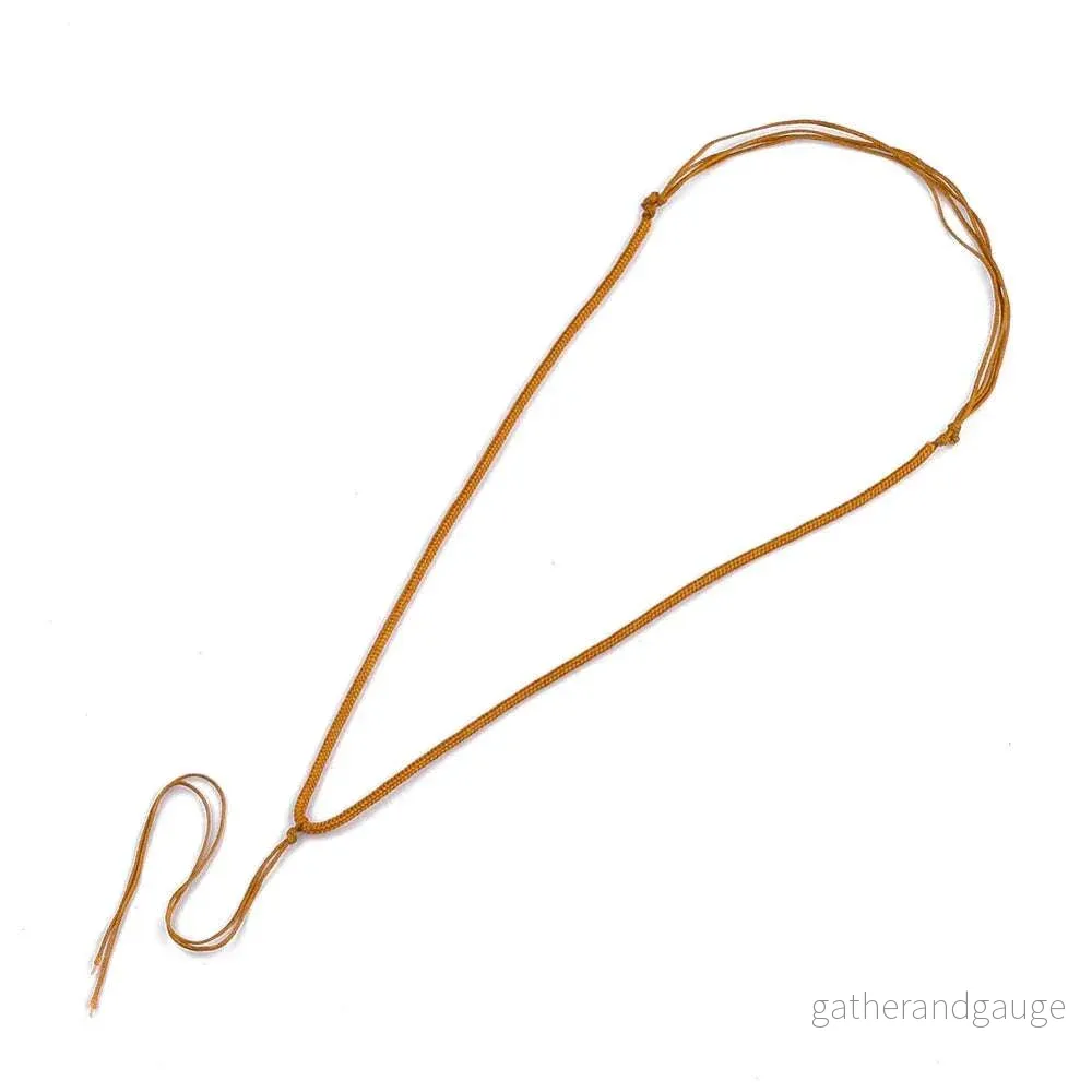 Nylontråd Halsband – Burnt Orange 3mm 1 styck Nylontråd Halsband – Burnt Orange 3mm 1 styck