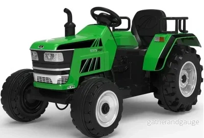 Elbil barn eltraktor XXL barn Azeno 12V Grön Elbil barn eltraktor XXL barn Azeno 12V Grön