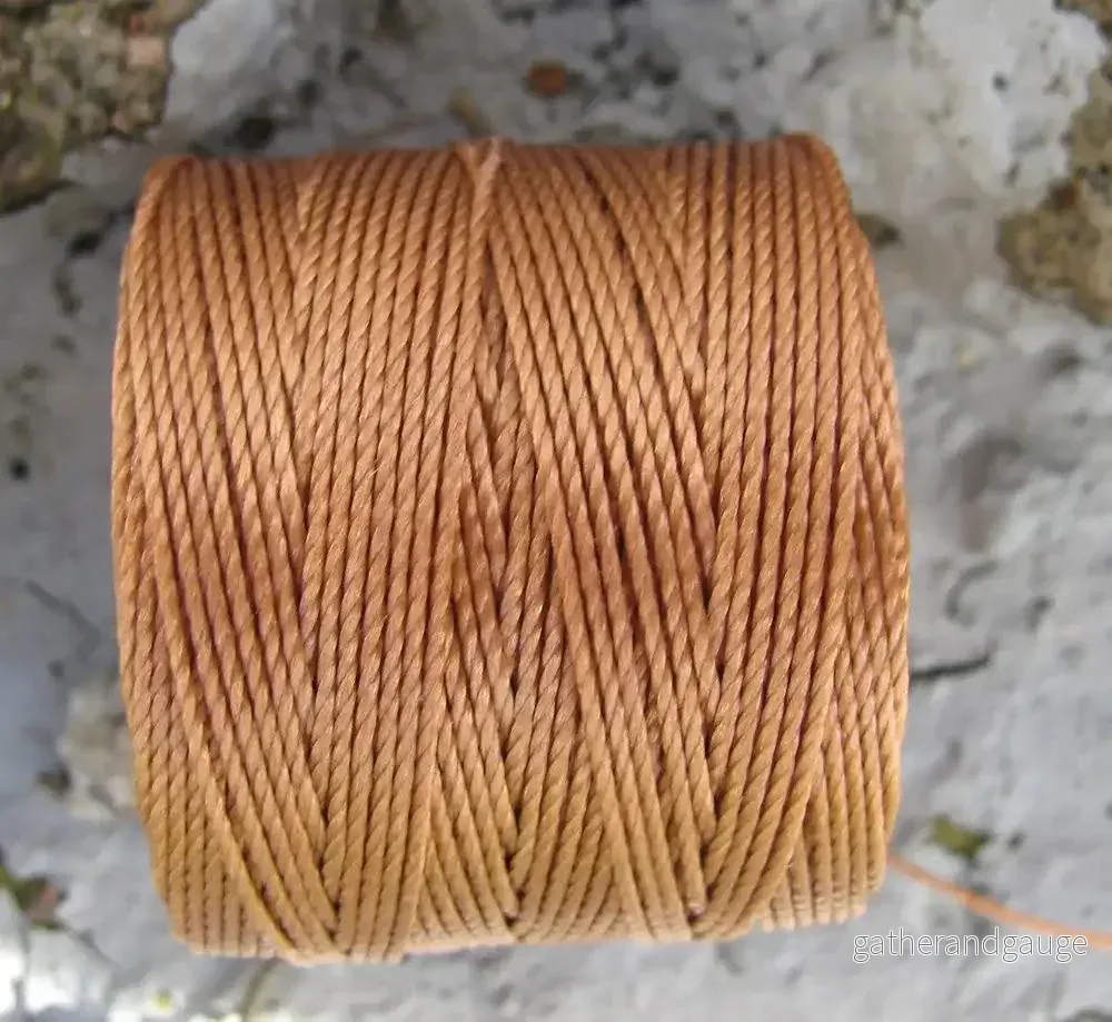 S-Lon Bead Cord - Copper 1 Rulle - Bild 2