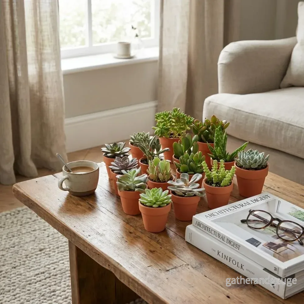 Mini Cactus & Succulente x15 – Kruka terracota inkluderad Mini Cactus & Succulente x15 – Kruka terracota inkluderad
