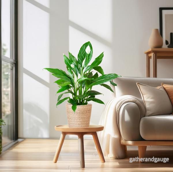 Spathiphyllum och dess kruka Spathiphyllum och dess kruka