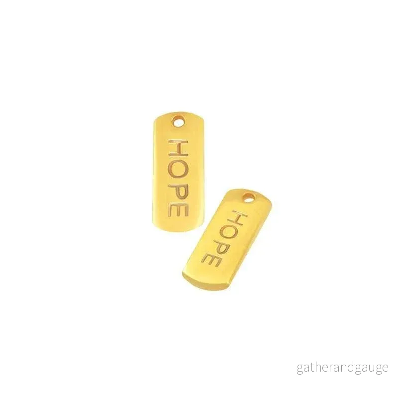 Berlock 24K Guldpläterad – Hope 1 styck Berlock 24K Guldpläterad – Hope 1 styck