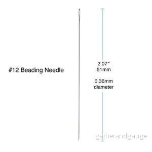 Pärlnålar Basic Elements - nr 12, 25-pack - Bild 2