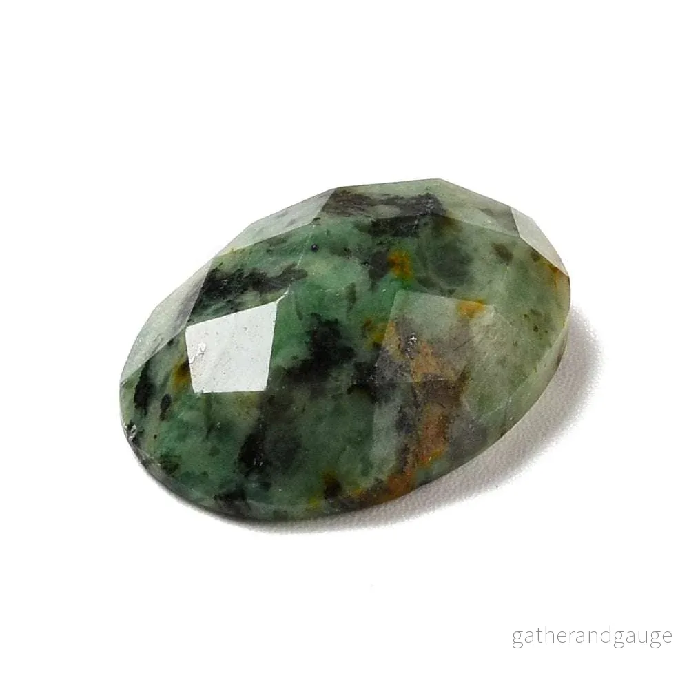 Cabochon Jasper - Facetterad Oval 18x13mm 1 Styck - Bild 3
