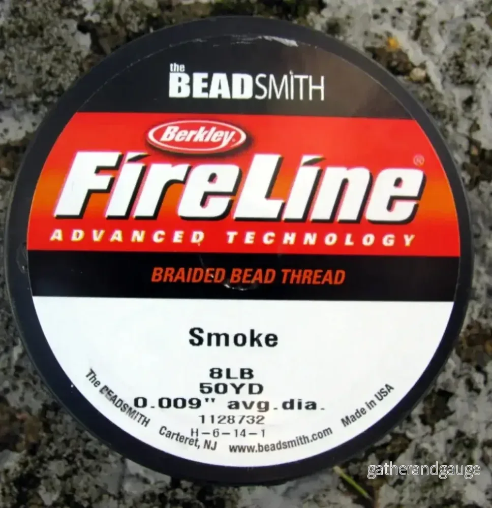 FireLine 8 LB - Smoke/mörkgrå, 50 YD