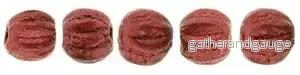 Tjeckiska Melon Round – Matte Metallic Lava 3mm 50-pack Tjeckiska Melon Round – Matte Metallic Lava 3mm 50-pack