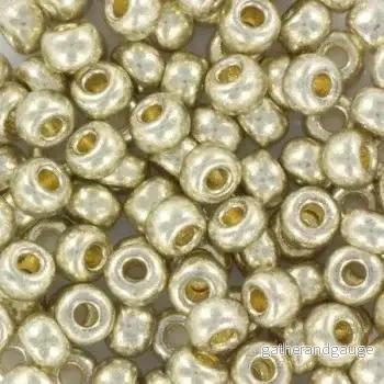 Miyuki Seed Beads - Duracoat Galvanized Silver 8/0, 10 gram