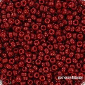 Miyuki Seed Beads - Duracoat Opaque Jujube 11/0, 10 gram