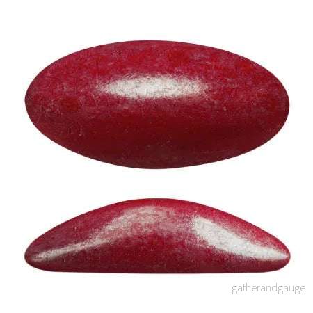 Athos® par Puca® – Opaque Coral Red Luster 20x10mm, 1 styck Athos® par Puca® – Opaque Coral Red Luster 20x10mm, 1 styck