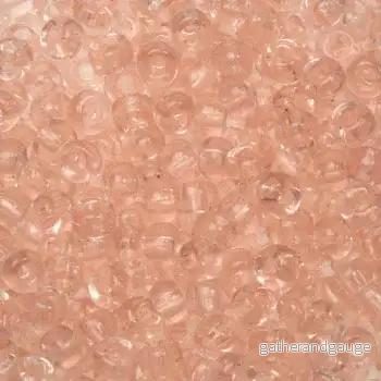 Miyuki Seed Beads – Transparent Light Tea Rose 8/0, 10 gram