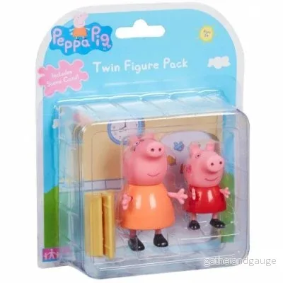 Character Options – Peppa Pig Twin Figur Pack Bedroom Scene Card / from Assort (English) Character Options – Peppa Pig Twin Figur Pack Bedroom Scene Card / from Assort (English)