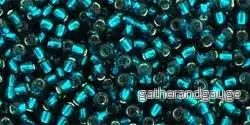 TOHO Seed Beads - Silver-Lined Teal 11/0, 10gram