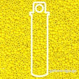 Miyuki Seed Beads – Opaque Yellow 15/0, 8,2 Gram