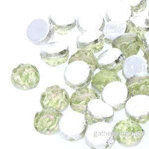 Baroque Cabochon - Backlit Opalescense 7mm 2-håls 10-pack