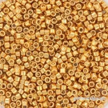 Miyuki Delica – Galvanized Yellow Gold 11/0, 5 gram