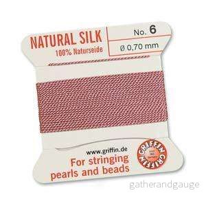 Griffin Silk - Mörk rosa strl 6, 1 förpackning
