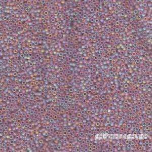 Miyuki Seed Beads - Matte LT Amethyst AB 15/0, 8,2 gram - Bild 2