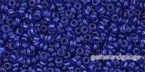 TOHO Demi Round – Transparent – Snorkel Blue 11/0, 5 gram TOHO Demi Round – Transparent – Snorkel Blue 11/0, 5 gram