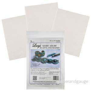 Bas för pärlbroderi – Lacy´s Stiff Stuff, stor, 3 ark Bas för pärlbroderi – Lacy´s Stiff Stuff, stor, 3 ark