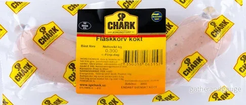 Korv Fläskkorv 300g SP Chark Korv Fläskkorv 300g SP Chark