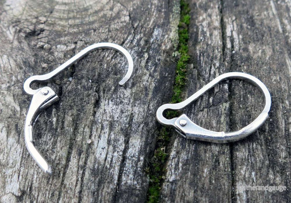 Örkrok Brisyr Silverpläterad - Oval 10x14mm, 1 par