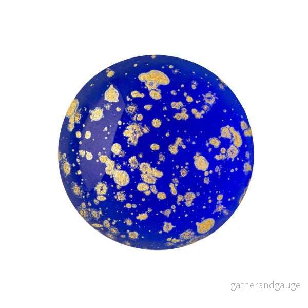Cabochon par Puca® - Sapphire Splash Gold 18 mm, 1 styck