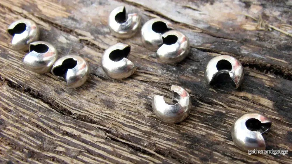 Klämtäckare Silverfärgad - 5mm 10-pack - Bild 2