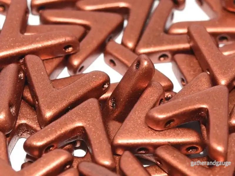 AVA Bead – Brass Gold 10x4mm, 5-pack