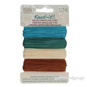 Knot-it Waxed Brazilian cord – Beach N´Sea 4 x 13,7 m