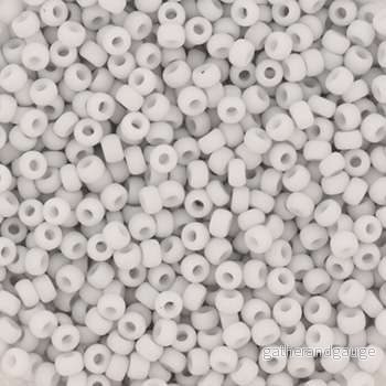 Miyuki Seed Beads - Fancy Frosted Palest Grey 11/0,10 gram