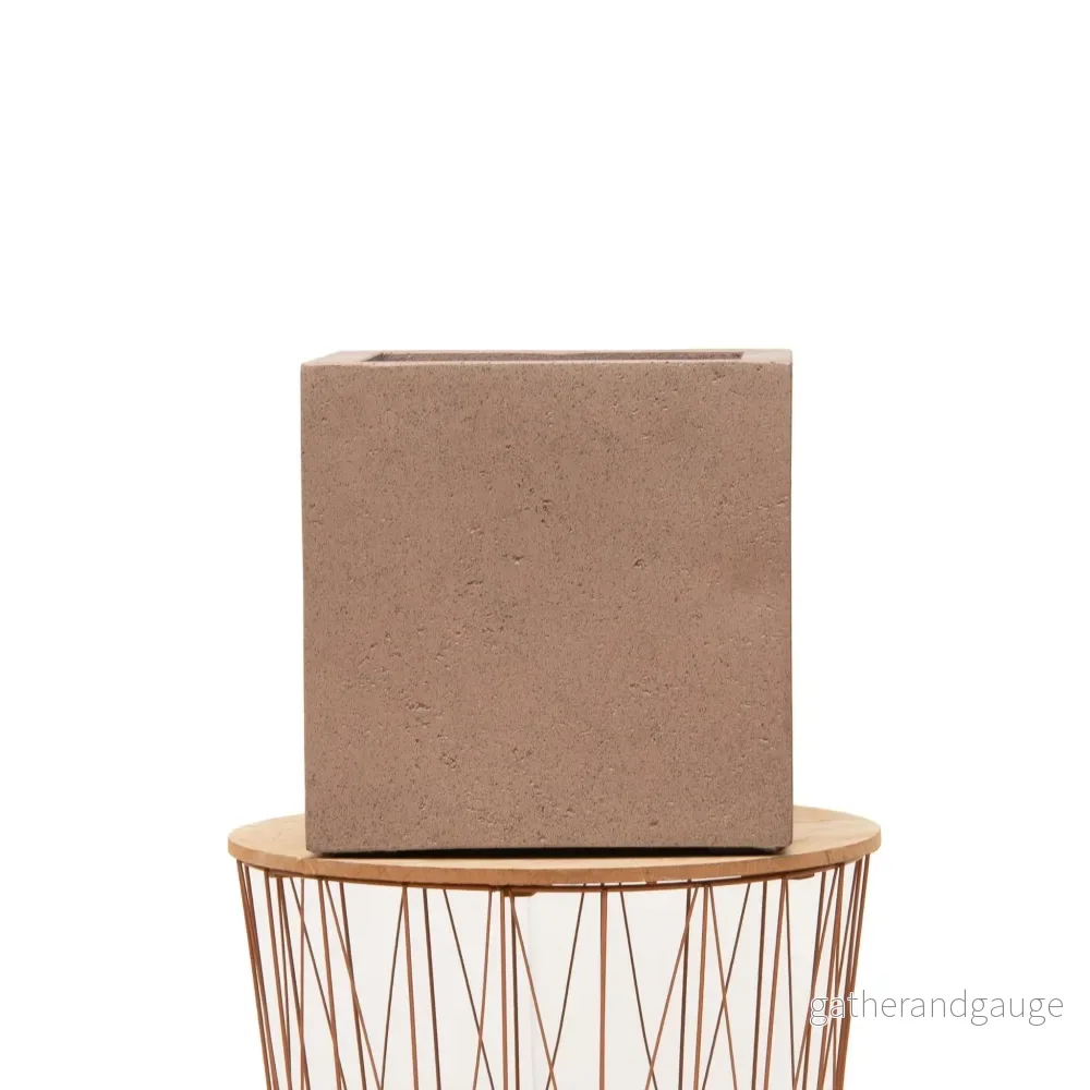 Grigo Cube Pot Brons 40 cm - Bild 2