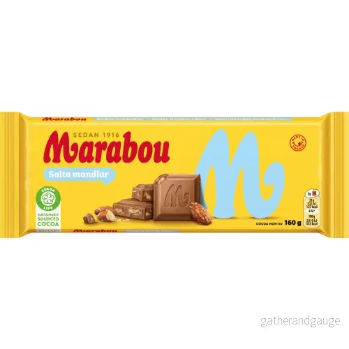 Marabou Salta Mandlar 160g Marabou Salta Mandlar 160g