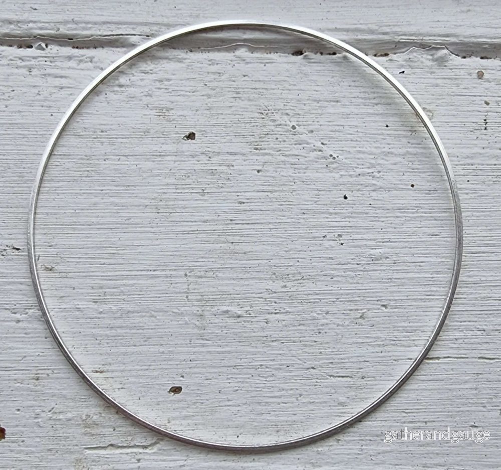 Cirkel Silverpläterad - 80mm 1 styck