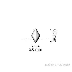 Cymbal Element Örhänge - Provatas Rose gold plated 2-pack - Bild 2