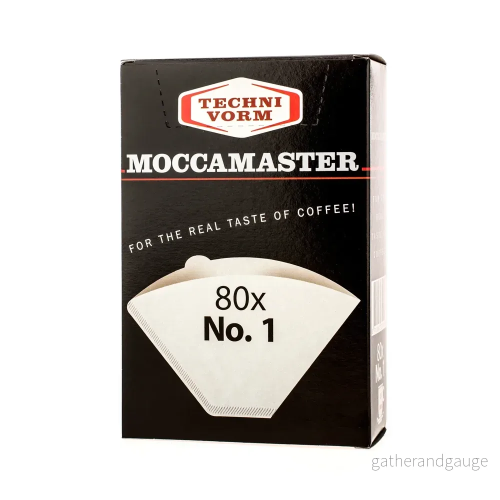 Moccamaster Pappersfilter No.1 – 80 st Moccamaster Pappersfilter No.1 – 80 st
