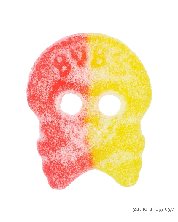 Bubs Lemon Rasberry skalle 50g