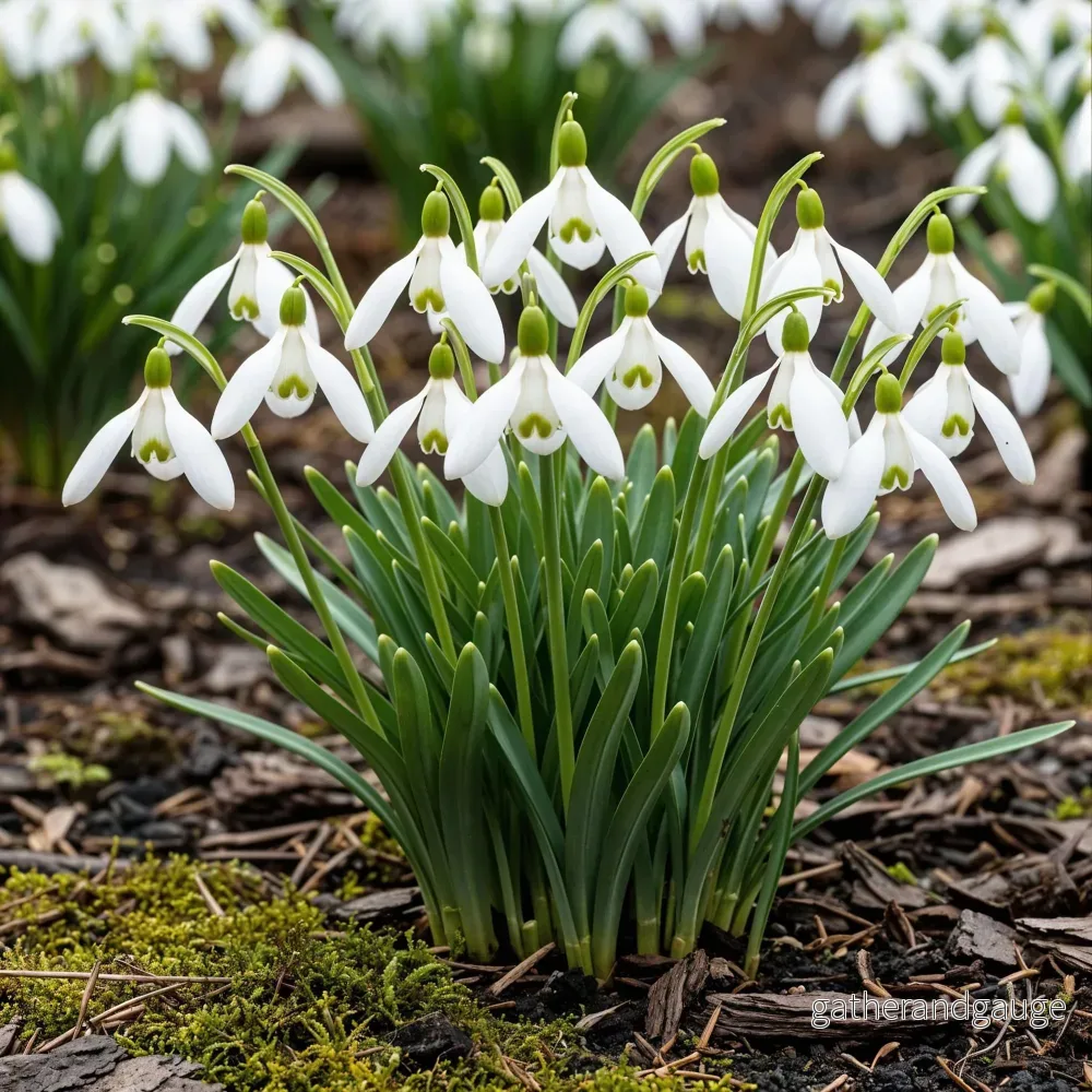 Green boutiQ - Bloembollen - Galanthus Elwesii - Kleur Wit - 25 stuks - Bolmaat 5/6 - XXL Pack - Bild 2