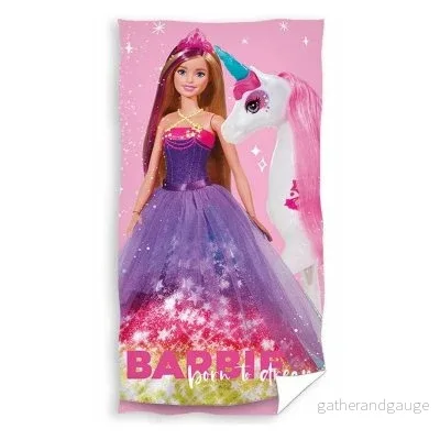 Barbie Handduk 70x140cm Barbie Handduk 70x140cm