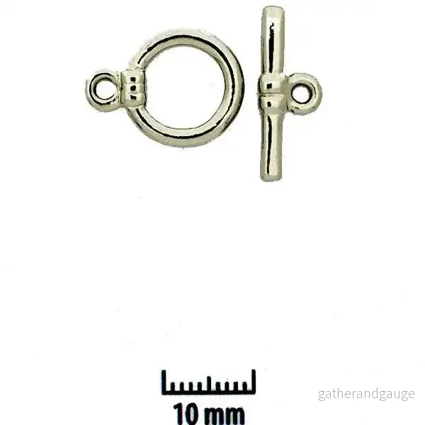 Claspgarten Stavlås – Stilren Rund, Silverfärgad, 13,5mm, 1 Set Claspgarten Stavlås – Stilren Rund, Silverfärgad, 13,5mm, 1 Set