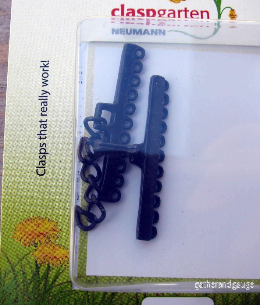 Claspgarten Brett Avslut - Haklås 37mm, Svart, 1 Styck - Bild 3