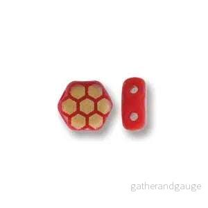 Honeycomb – Red Laser Matte Core AB 6mm, 1 sträng Honeycomb – Red Laser Matte Core AB 6mm, 1 sträng