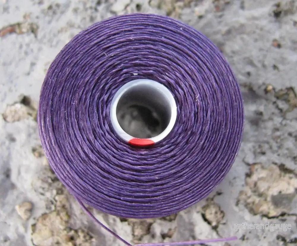 S-Lon Bead thread – Purple, storlek D, 1 rulle S-Lon Bead thread – Purple, storlek D, 1 rulle