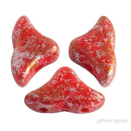 Hélios® par Puca® – Opaque Coral Red Tweedy, 10 gram