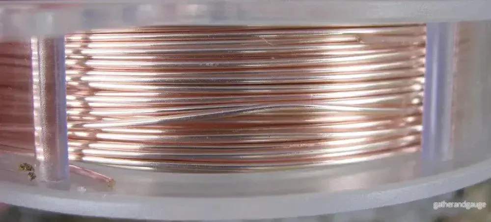 Artistic Wire 22 Ga - Silverpläterad Rose Gold, 1 Rulle - Bild 2