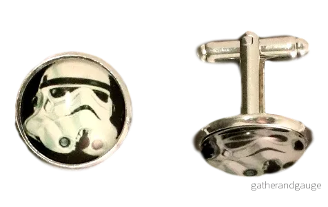 Manschettknappar med Stormtrooper-motiv